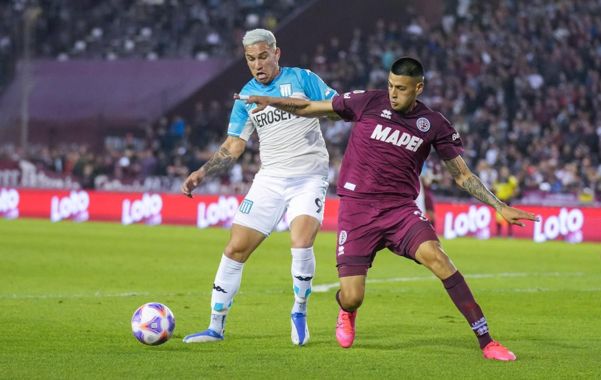 Liga Profesional de Fútbol, Lanús vs. Racing. Foto: NA.