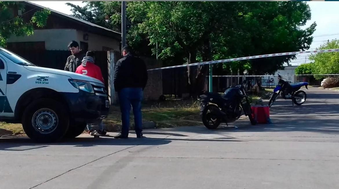 Persecución y muerte en Luján. Foto: gentileza Todo Provincial