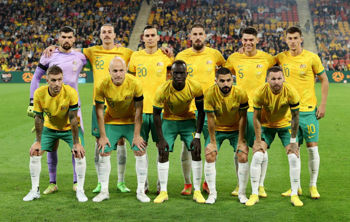 Selección de Australia. Foto: REUTERS.