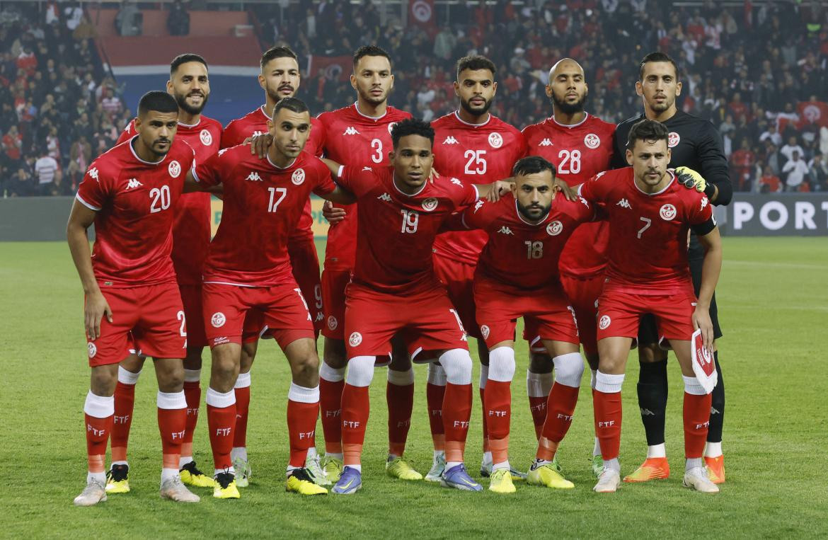 Selección de Túnez. Foto: REUTERS.