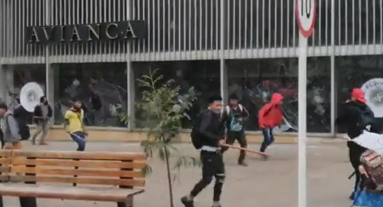 Incidentes en Colombia. Foto: captura de video