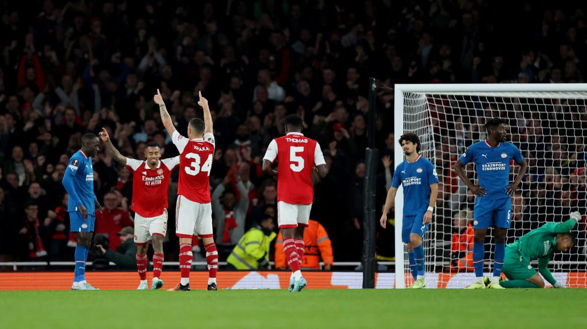 Arsenal vs PSV, Europa League. Foto: REUTERS