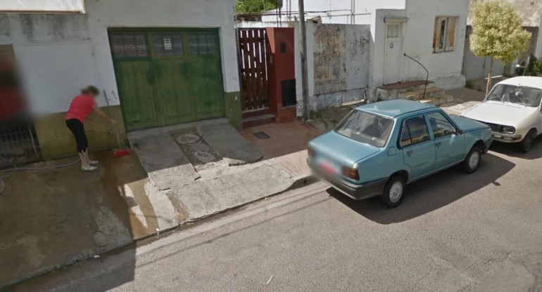 Lugar del femicidio en Olavarría. Foto: Google Maps