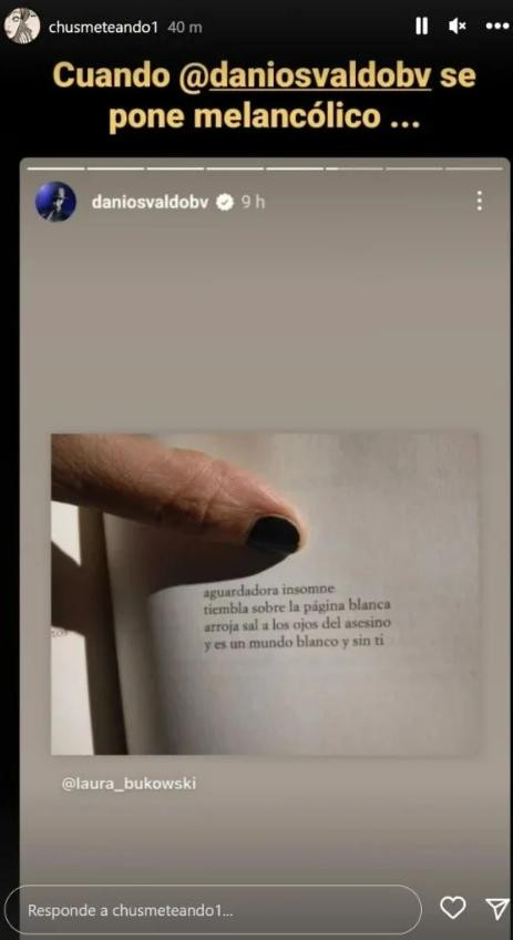 Historia que despertó el rumor de crisis. Foto: Instagram.