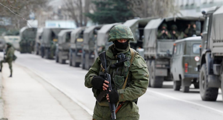 Crimea, guerra en Ucrania. Foto: REUTERS