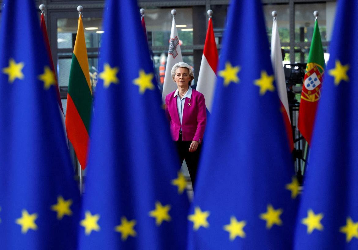 Presidenta de la Comisión Europea en la cumbre de líderes europeos_Reuters