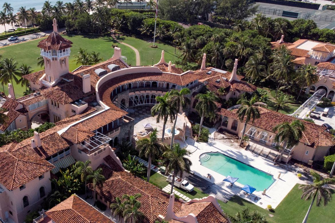 Mansión de Donald Trump en Florida. Foto: REUTERS