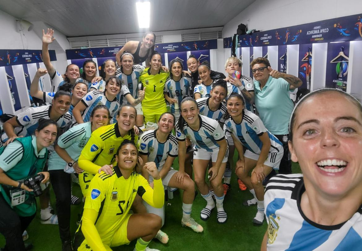 Selección de fútbol femenino. Foto: NA.