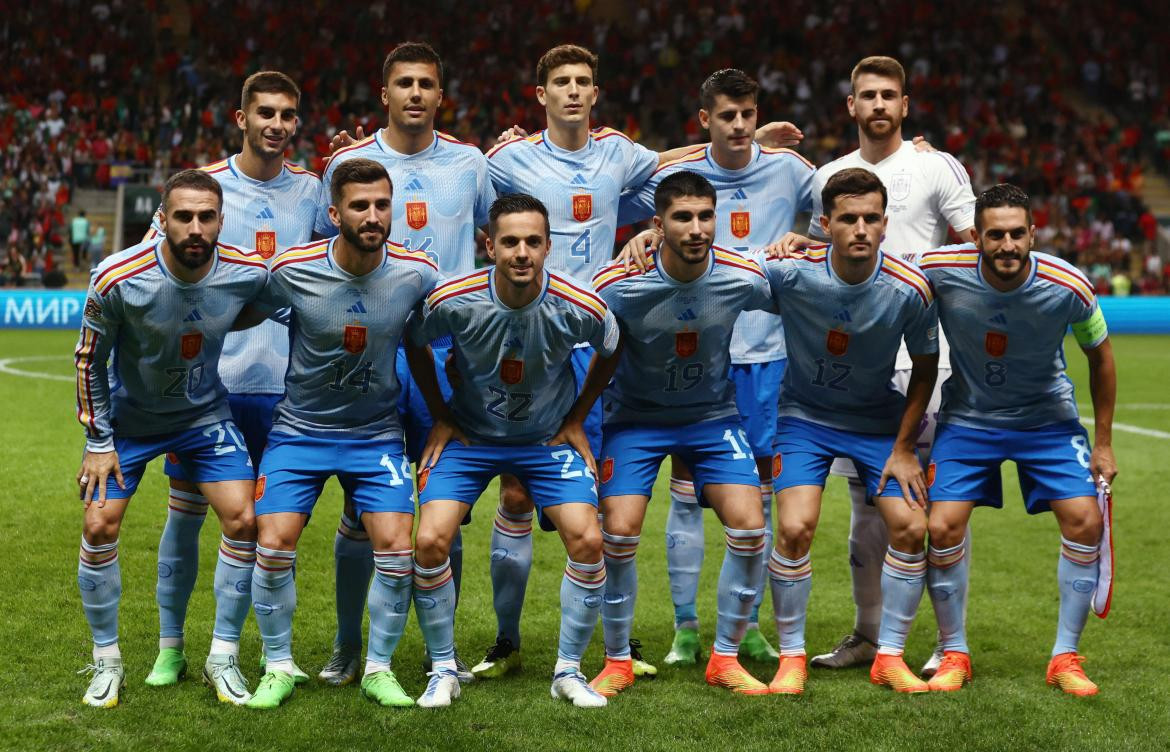 Selección de España. Foto: REUTERS.