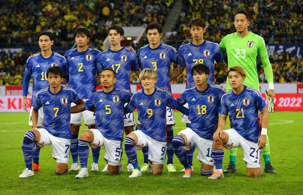 Selección de Japón. Foto: REUTERS.