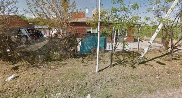 La vivienda donde la bebé se hirió. Foto: Google Maps.