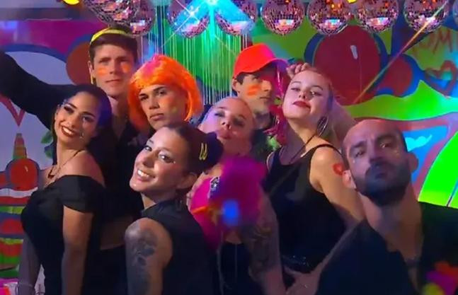 Gran Hermano, fiesta flúor. Foto: eltrece