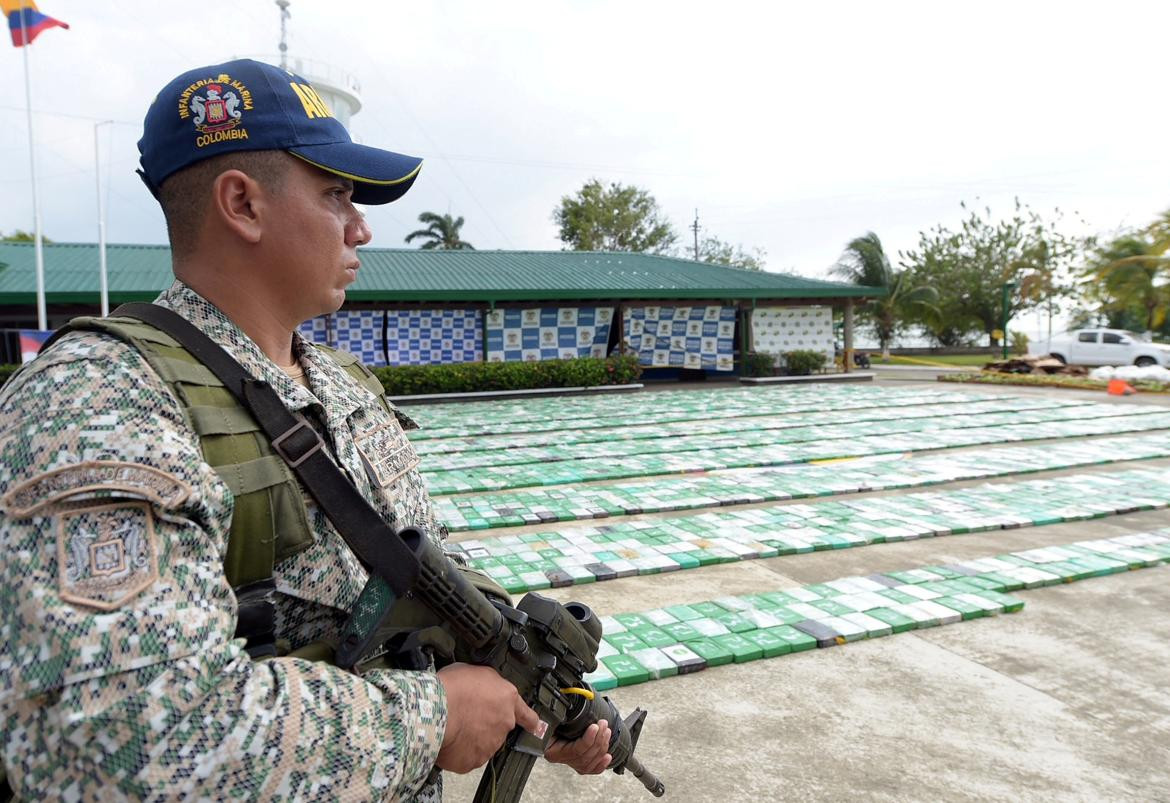 Decomiso de 5.2 toneladas de cocaína en Colombia. Foto: Reuters.