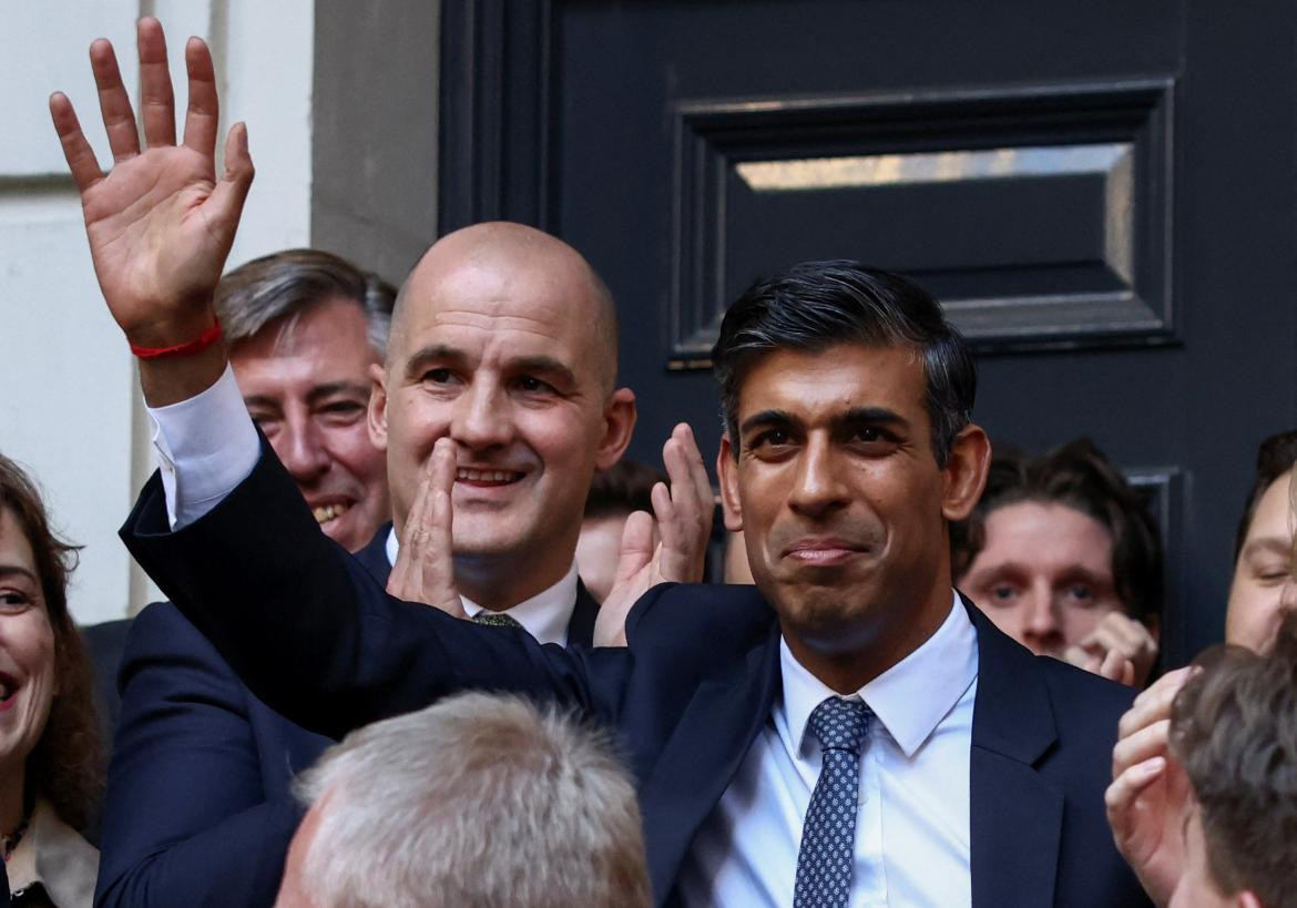 Rishi Sunak, Primer Ministro Británico. Foto: Reuters.