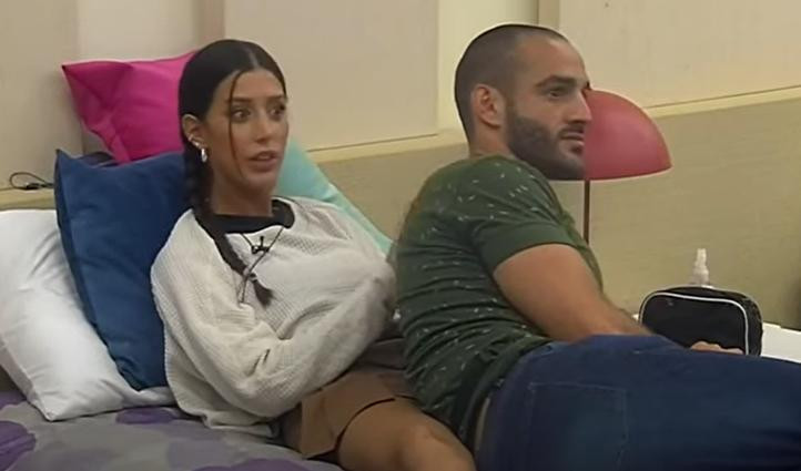 Juliana y Maxi de Gran Hermano. Foto: captura.