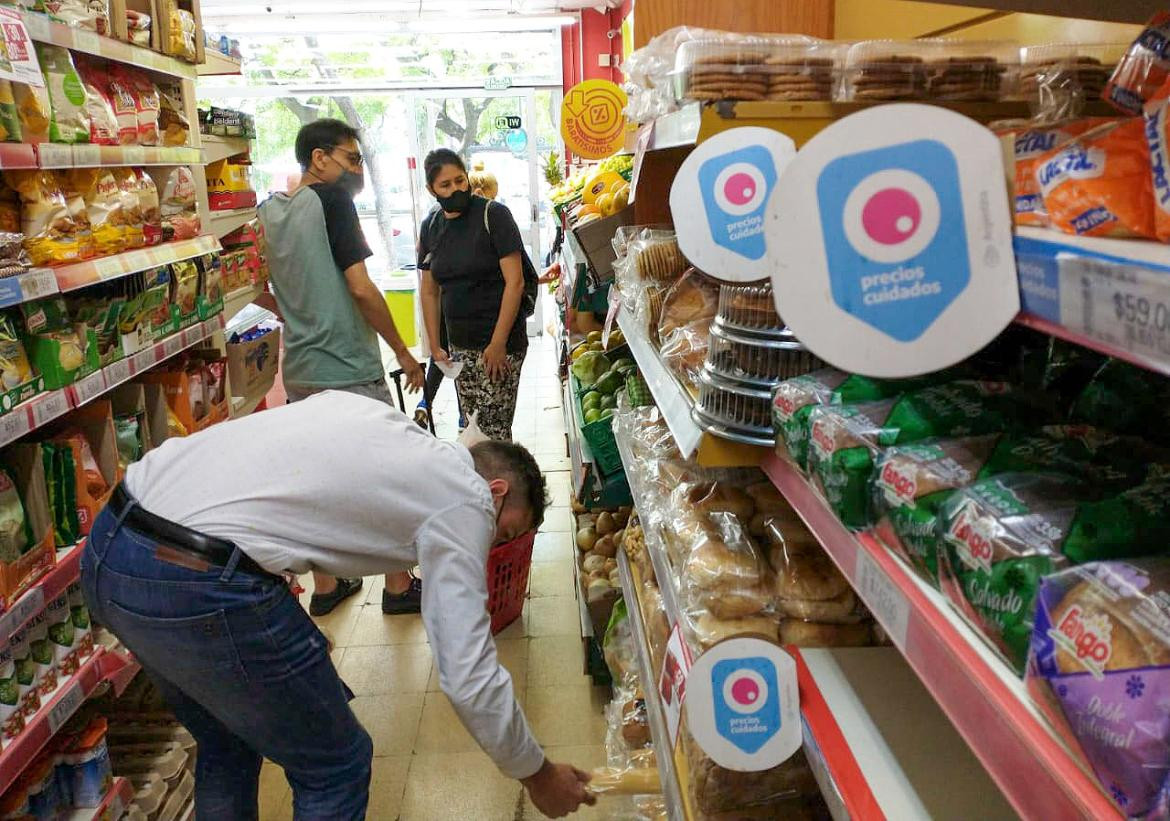 Supermercados, economía argentina. Foto: NA