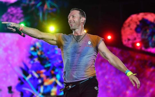Coldplay en River. Foto: Télam.