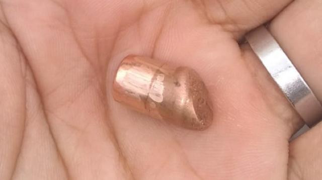 La bala perdida que casi mata a la mujer en La Plata. Foto: NA.
