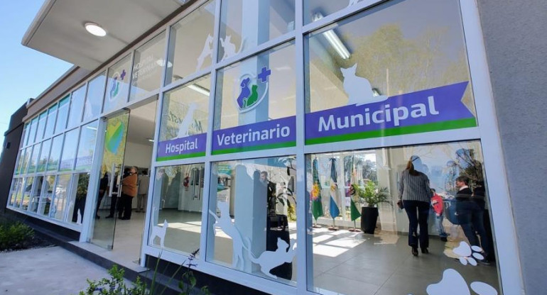 Hospital veterinario de General Rodríguez. Foto: Twitter @SenasaAR