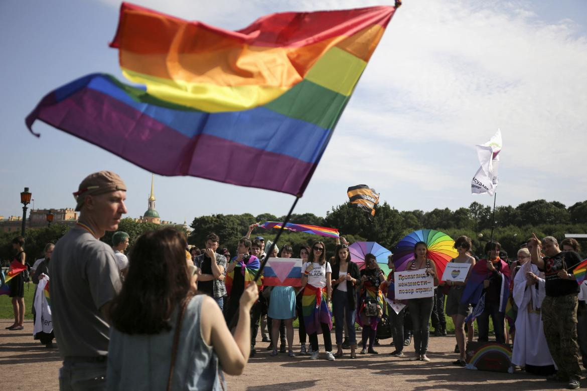 Marcha del colectivo LGBT en Rusia_Reuters