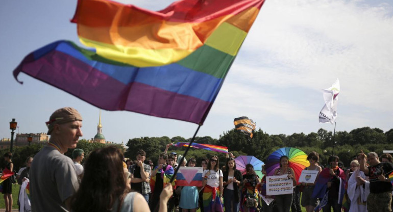 Marcha del colectivo LGBT en Rusia_Reuters