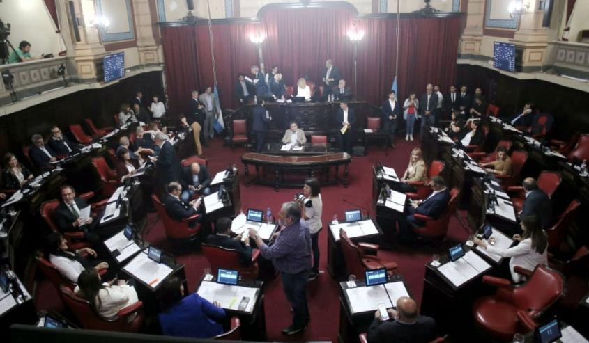 El Senado bonaerense. Foto: NA