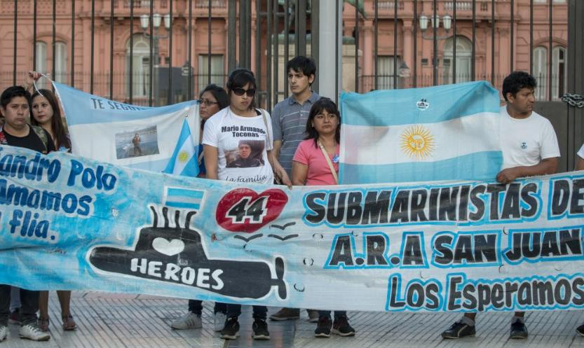 Familiares de ARA San Juan. Foto: NA