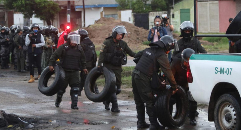 Manifestaciones en Bolivia. Foto: EFE