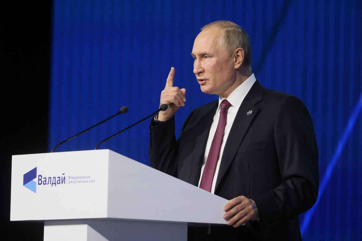Vladimir Putin en foro contra Occidente_Reuters