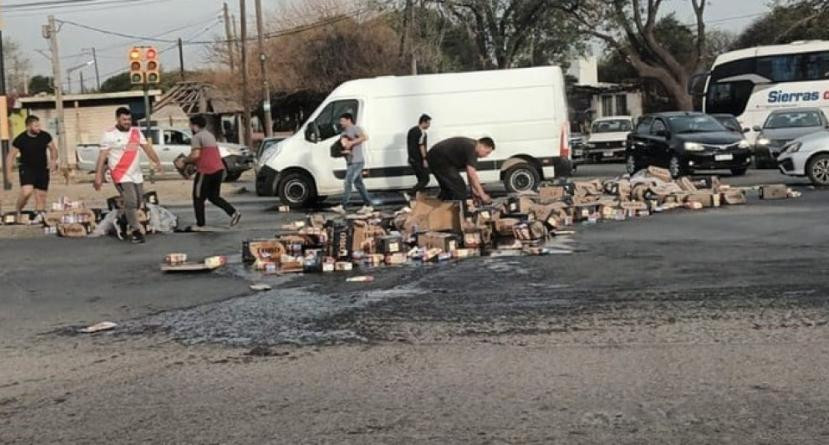 Choque en Córdoba. Foto: NA