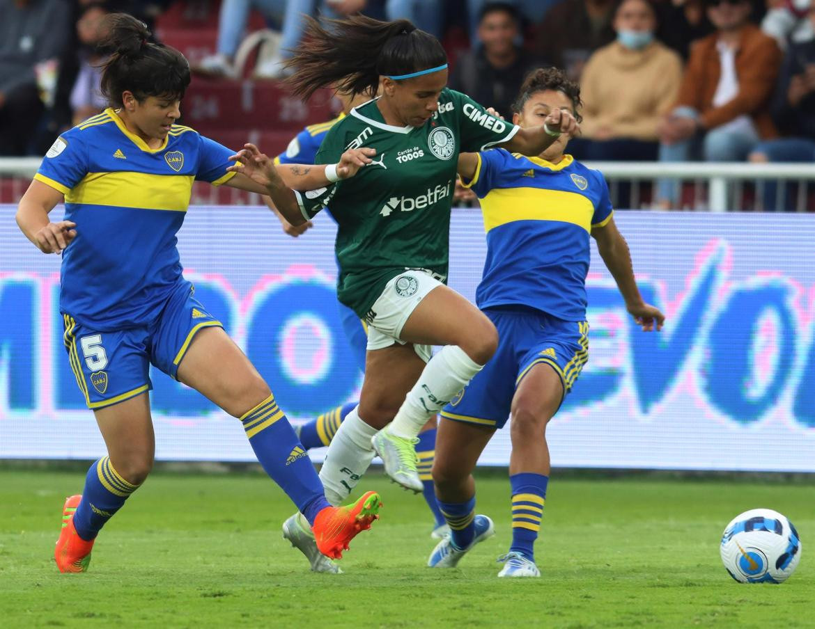 Boca vs Palmeiras, final Copa Libertadores femenina. Foto: EFE