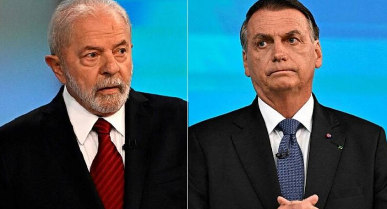 Lula da Silva y Jair Bolsonaro. Foto: NA.