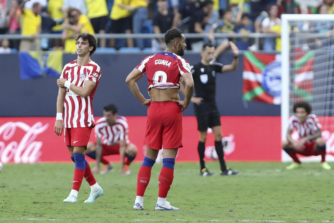 Atlético de Madrid vs Cádiz. Foto: EFE