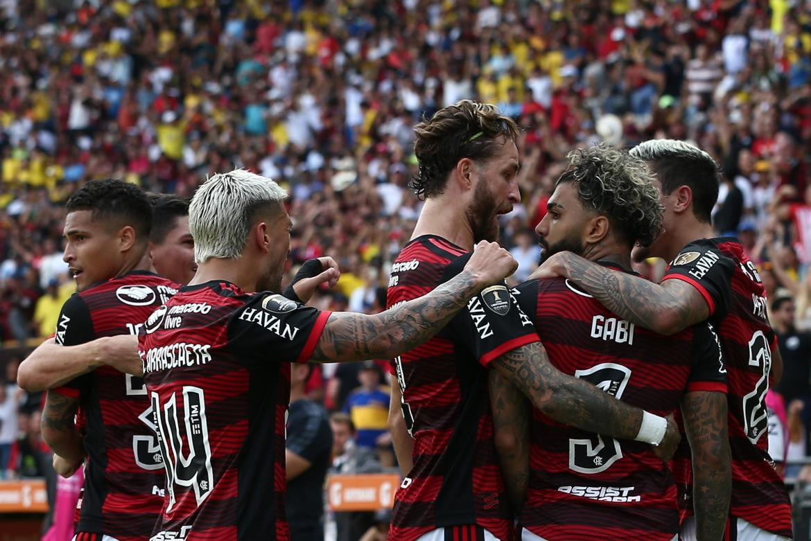 Flamengo vs Paranaense, Copa Libertadores. Foto: EFE