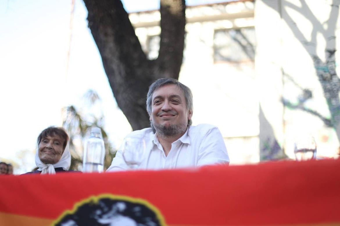 Máximo Kirchner en el VI Encuentro Federal de Derechos Humanos en le Ex Esma