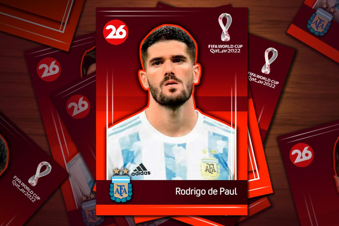 Mundial Qatar 2022, Canal 26, perfil, Rodrigo de Paul