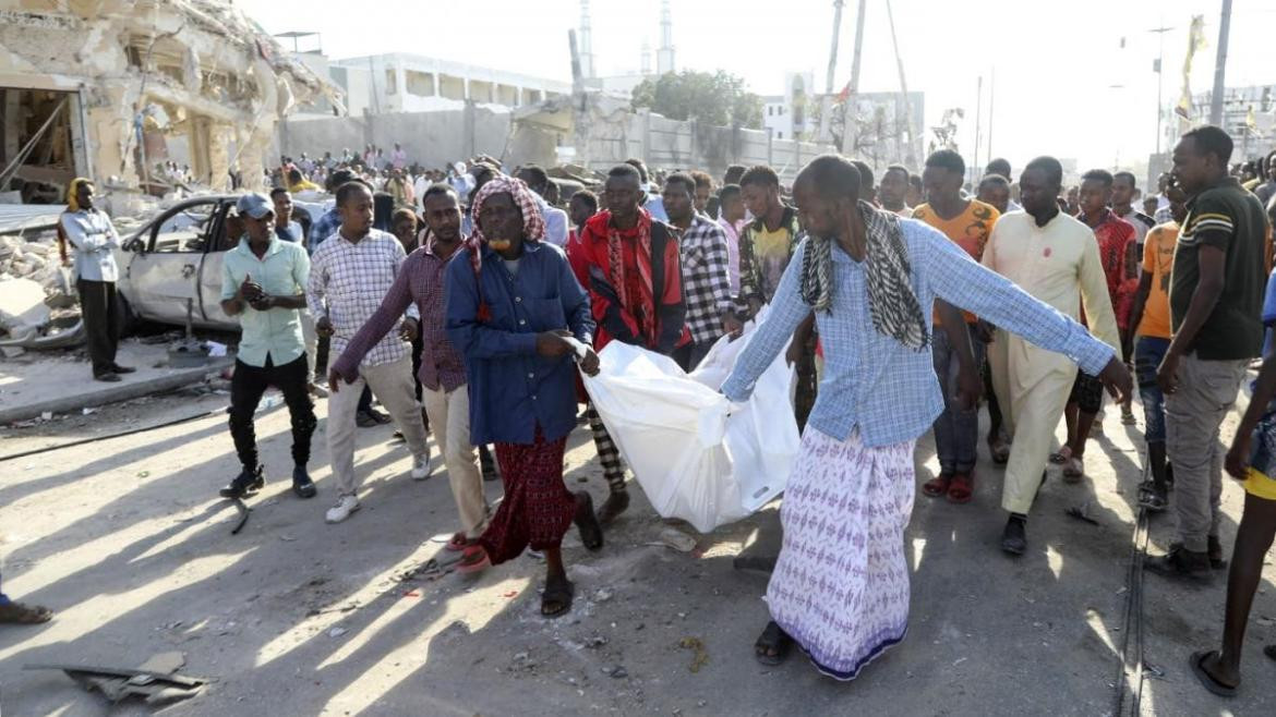 Brutal atentado en Somalía. Foto: Télam.
