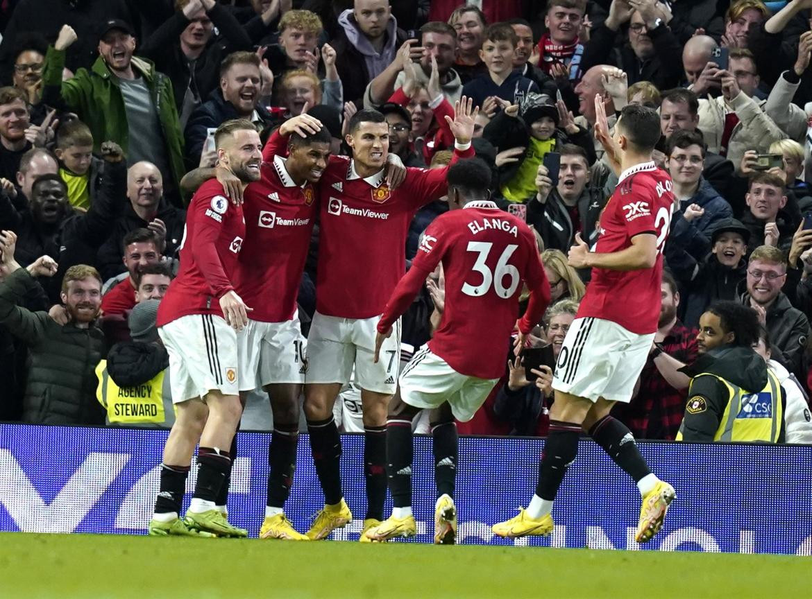 La victoria del Manchester United vs. West Ham. Foto: EFE.
