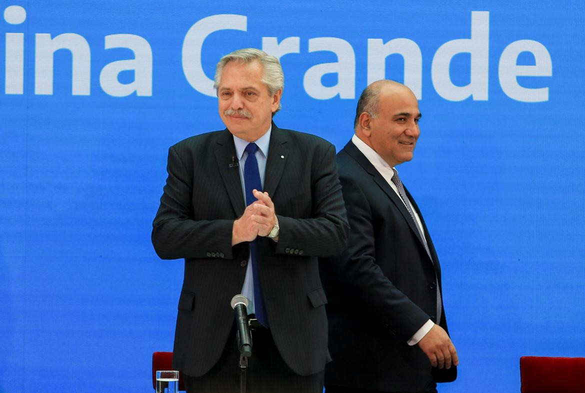 Alberto Fernández y Juan Manzur, Gobierno, NA