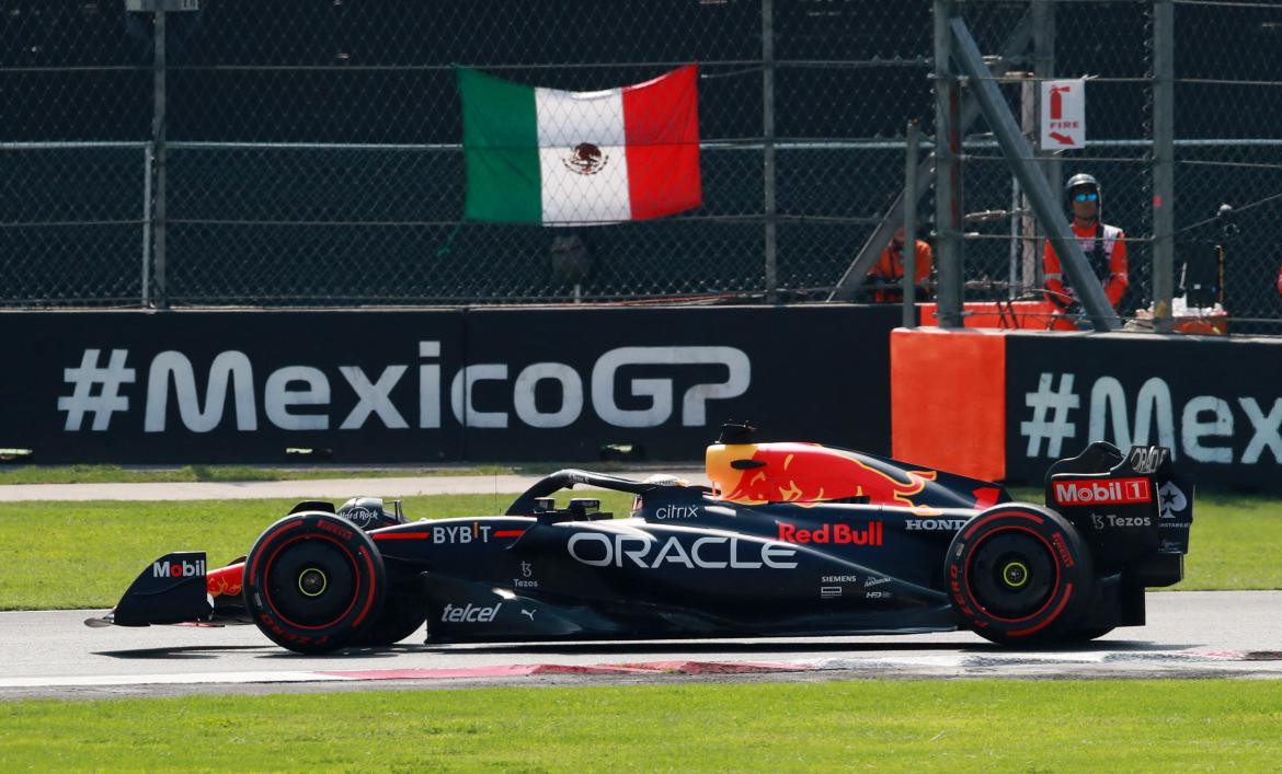Max Verstappen, ganador del Gran Premio de México. Foto: Reuters.