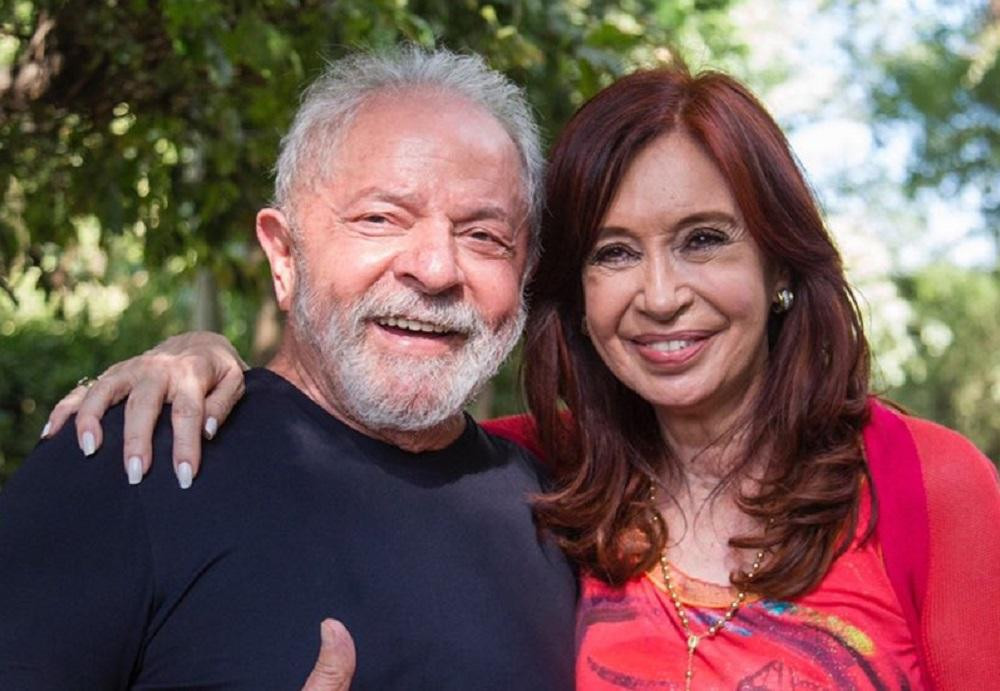 Lula y Cristina Kirchner. Foto: Twitter @CFKArgentina.