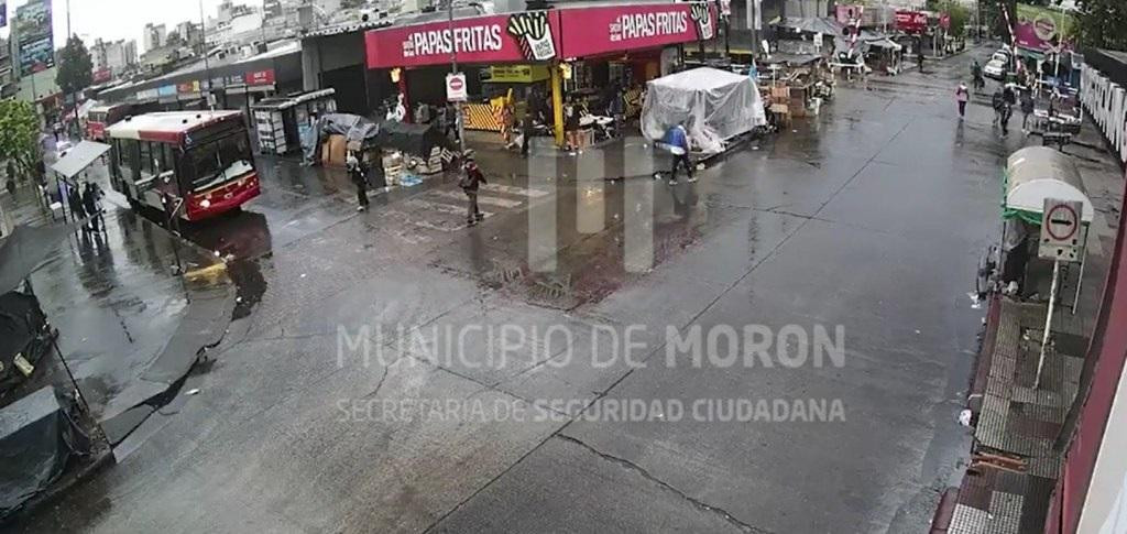 Robo de colectivo, NA, cámara de seguridad