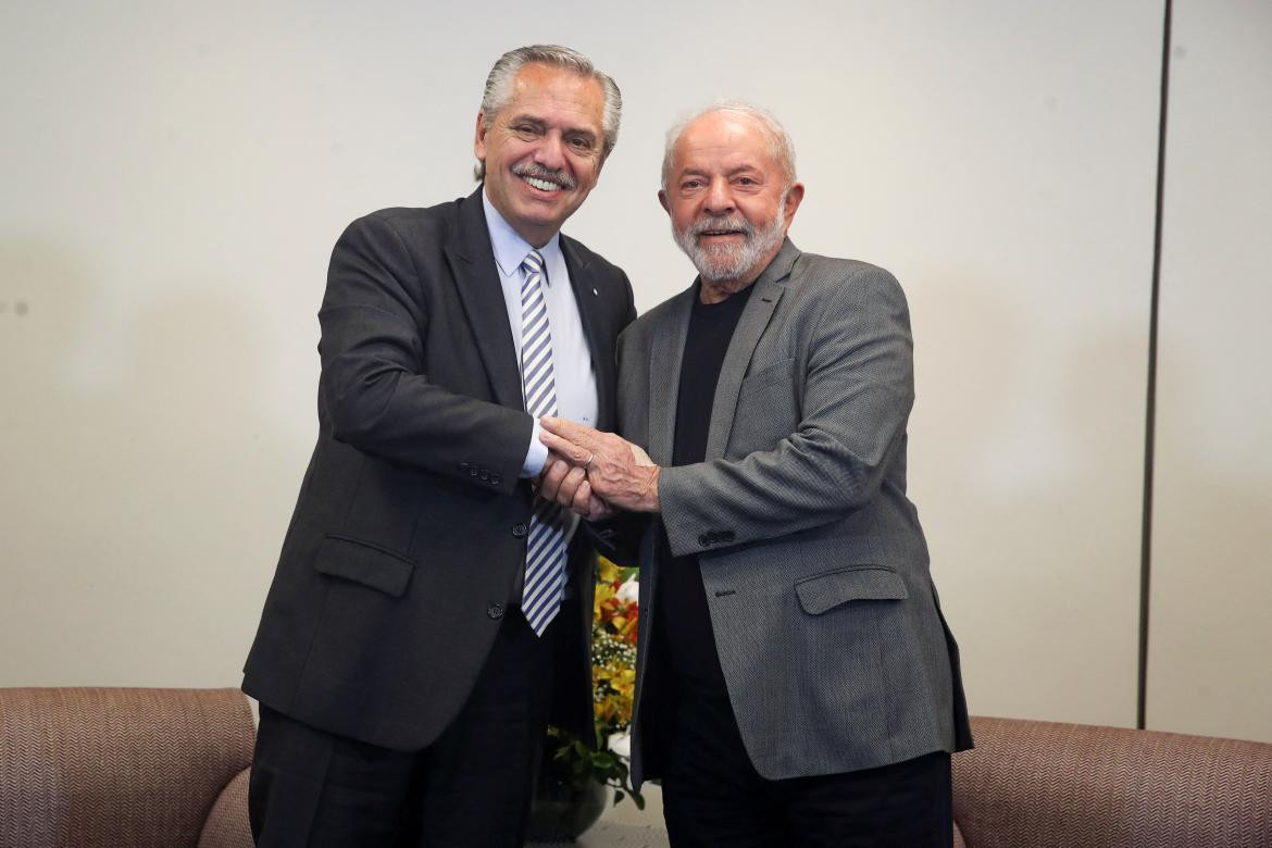 Alberto Fernández y Lula da Silva. Foto: NA.