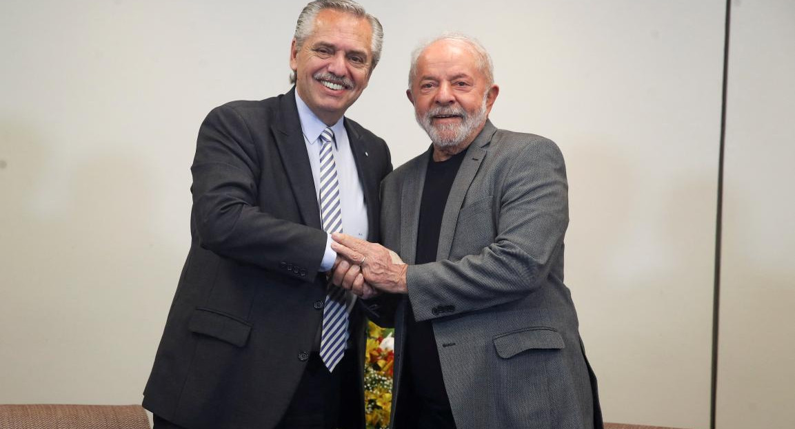 Alberto Fernández y Lula da Silva. Foto: NA.