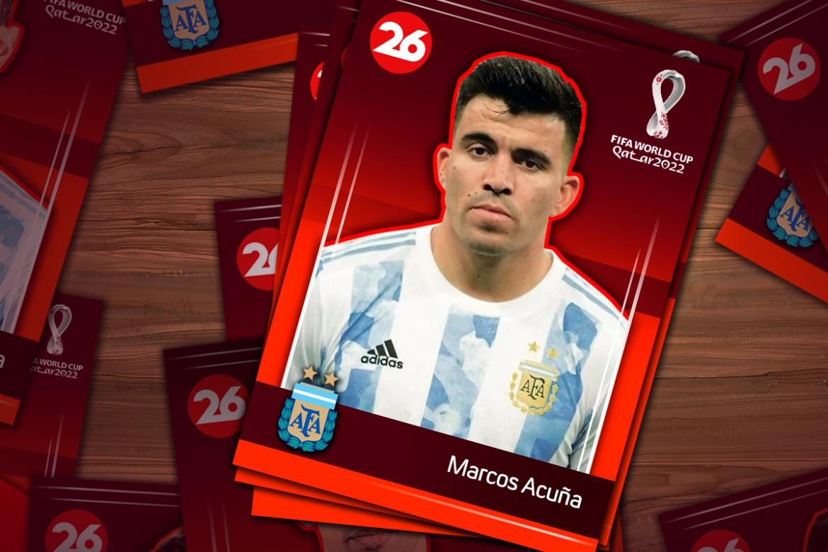 Mundial Qatar 2022, Canal 26, perfil, Marcos Acuña