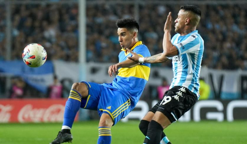 Boc vs Racing, futbol argentino. Foto: NA