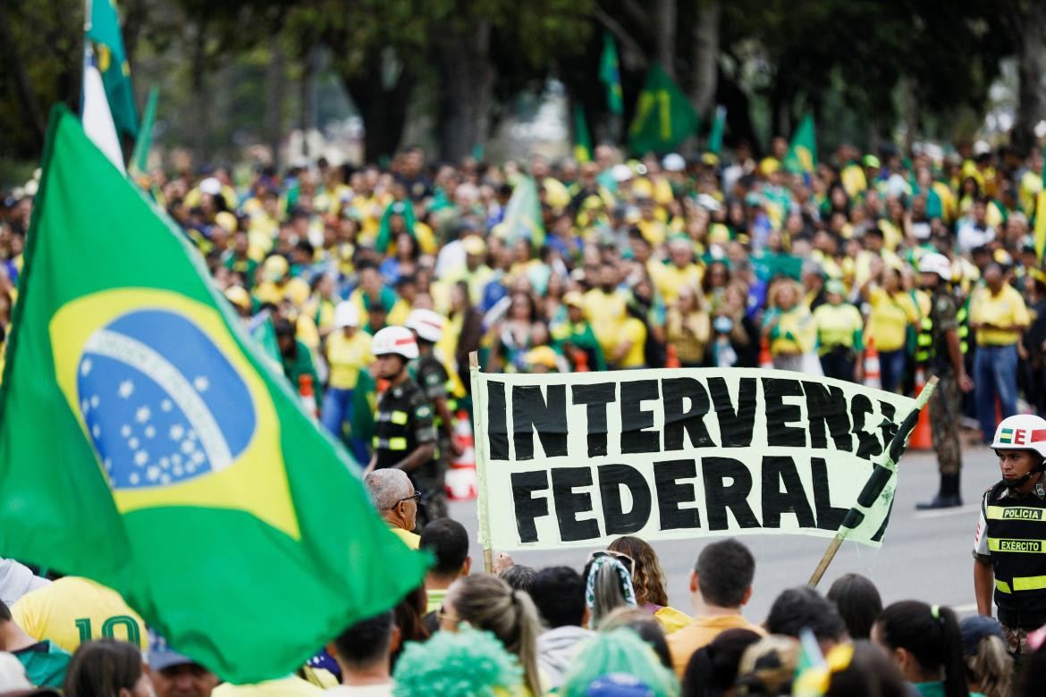 Protestas en Brasil. Foto: REUTERS