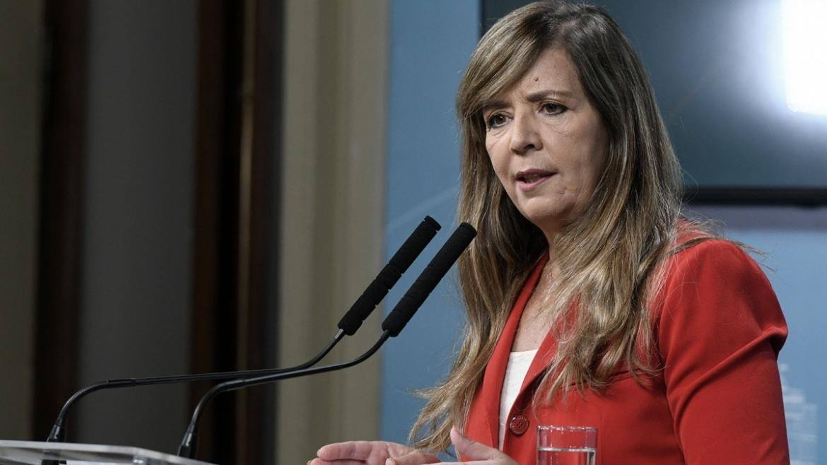 Gabriela Cerruti, vocera del Gobierno, foto NA