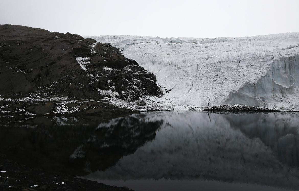 glaciar Pastoruri desde la cima del glaciar en Huaraz,  Perú_foto Reuters