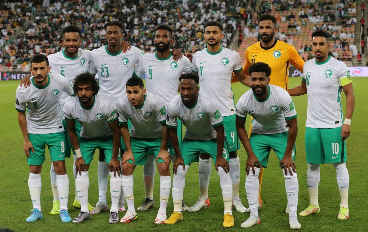 Selección de Arabia Saudita. Foto: REUTERS.